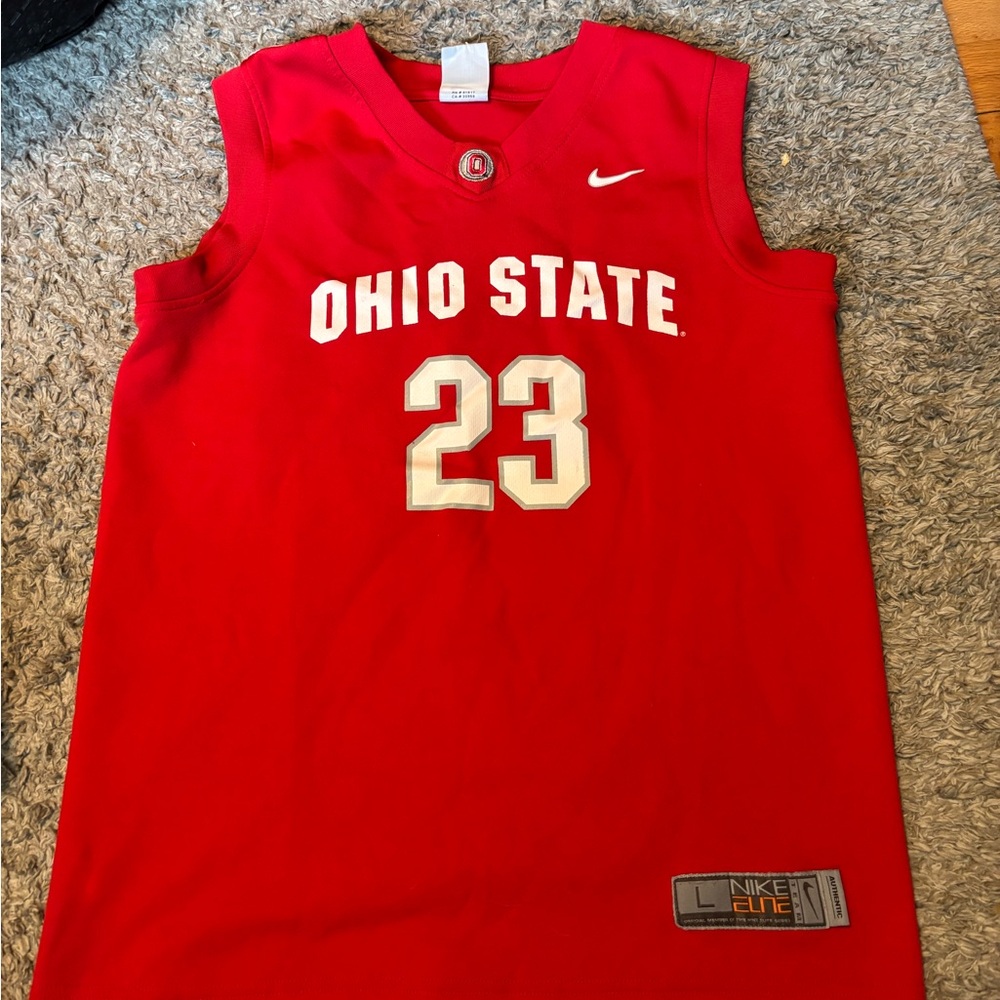 Nike Red Ohio State Kids Jersey